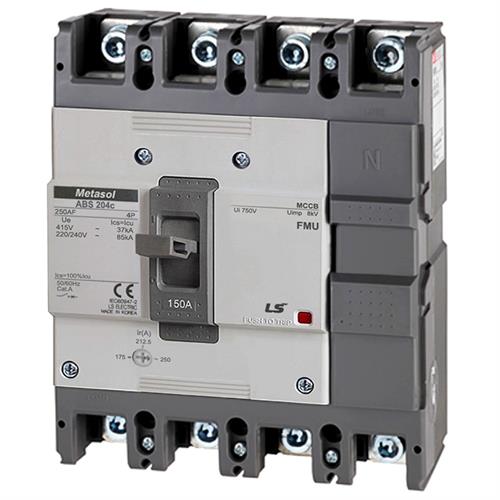 MCCB LS 4P 125A 37kA ( ABS204c FMU )